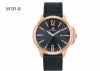 bariho men's quartz watch leather band timepiece water proof